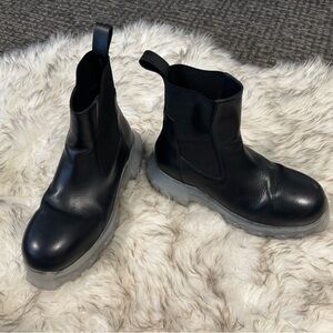 Rick Owens- lug sole Chelsea boots